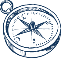 Illustration d'un compas