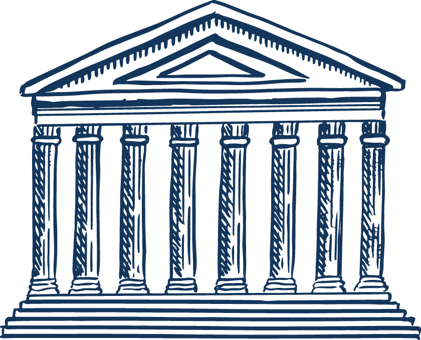 Illustration d'un palais de justice