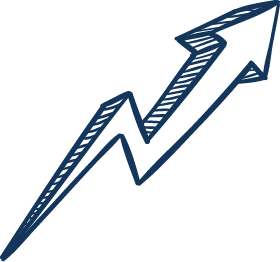 Illustration décorative d'un éclair