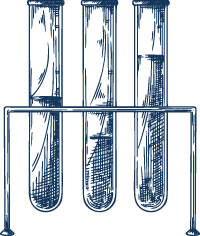 Illustration de tubes à essai